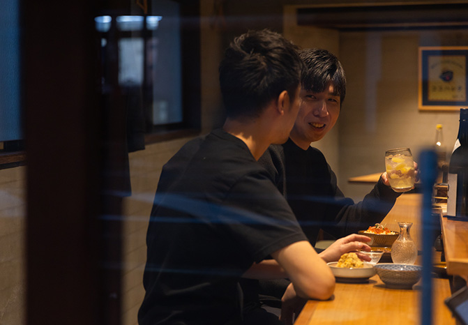 二軒目利用や遅めのお食事にも