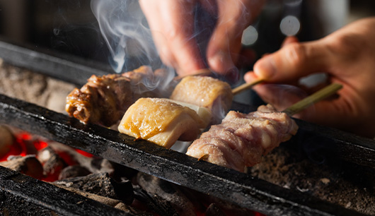 焼きシーン